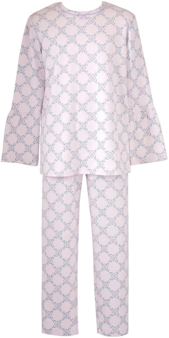 509ag31□七五三 七歳 女児 着物&袋帯 菊 梅 くすみピンク□美品