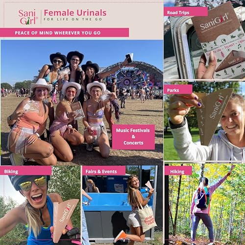 Sanigirl Female Urinal | Disposable Pee Funnel For Women | Ladies Pee Funnel | Camping Essentials For Women | Pee Funnel For Women Travel | Female Urinal Device thumb #7