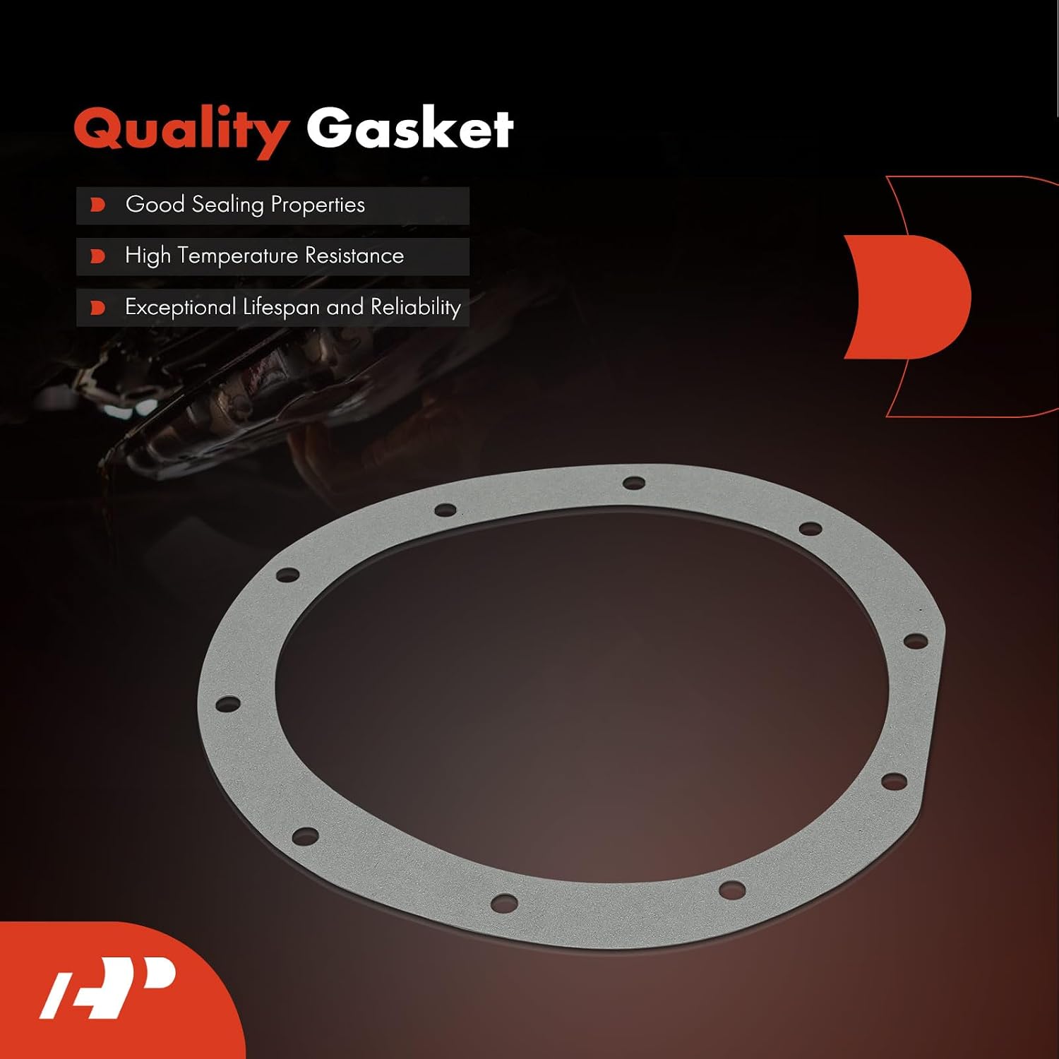 A-Premium Front Differential Cover with Gasket Compatible with Chevrolet