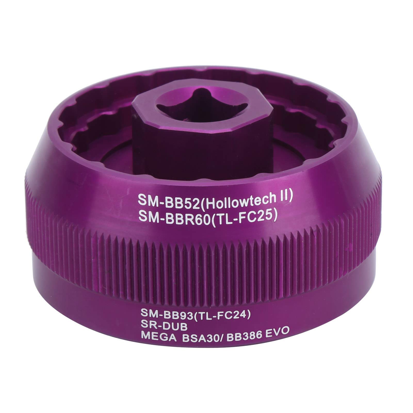 VGEBY Attrezzo Per Movimento Centrale Bici 5-in-1 - Multifunzione In Alluminio CNC Per BB9000, BBR60, BSA30, FSA386 E Altri - Colore Viola