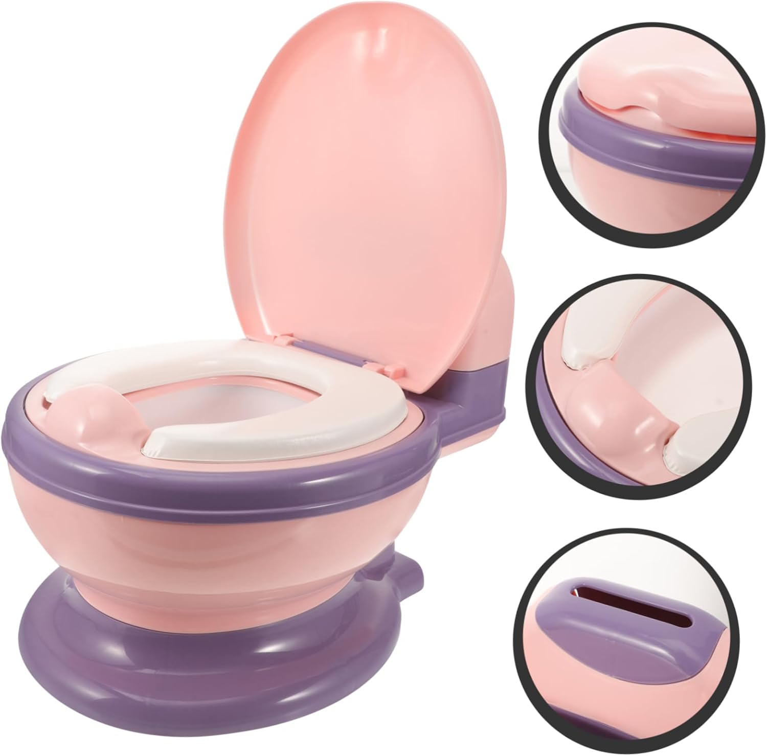 Gadpiparty Boy Girl Potty Training Seat Realistic Boy Girl's Potty Easy to Clean Home Travel Use