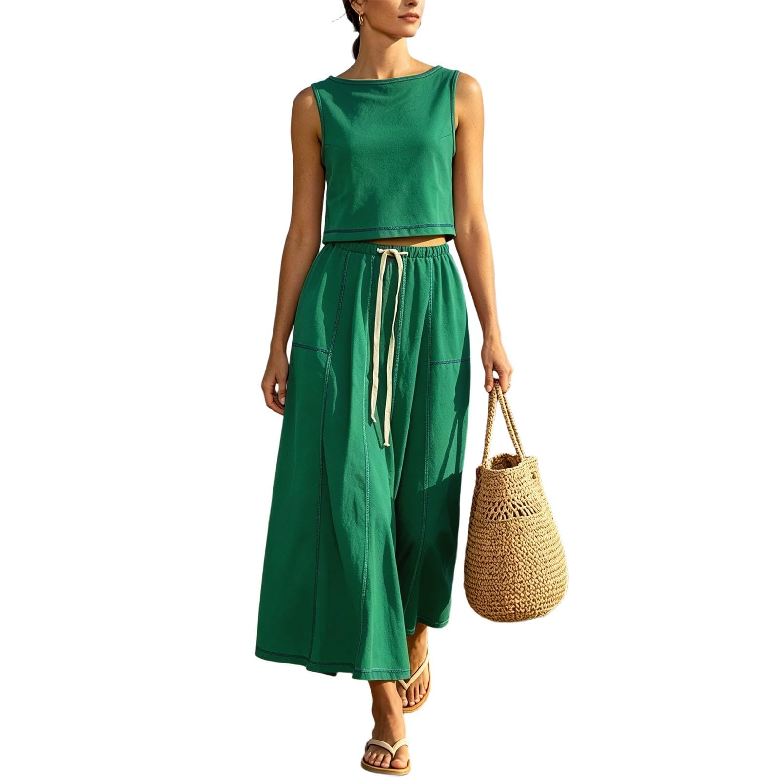 Elegant Long Skirt for Formal Wear Matching Two Piece Outfit