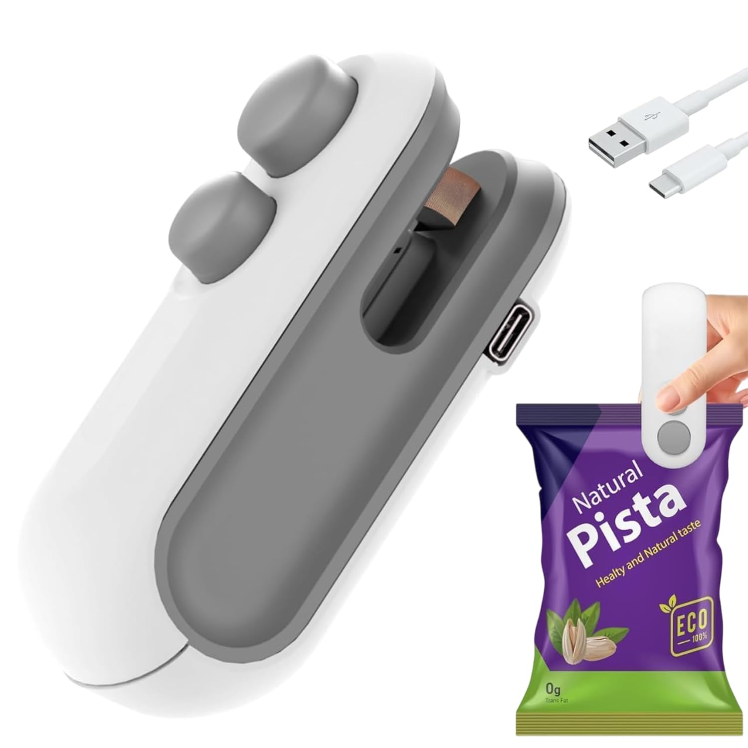KARSHU LIFESTYLE Sealing Machine for Food Packets | Handheld Plastic Bag Sealing Machine for Snacks, Chips & Covers | Compact Food Packet Sealer for Kitchen Use (Multicolor)-picture-10