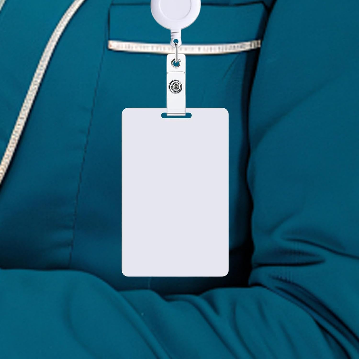 Erasable Badge Notepad, Vertical Clipboard Design, Reusable Writing Board image 4