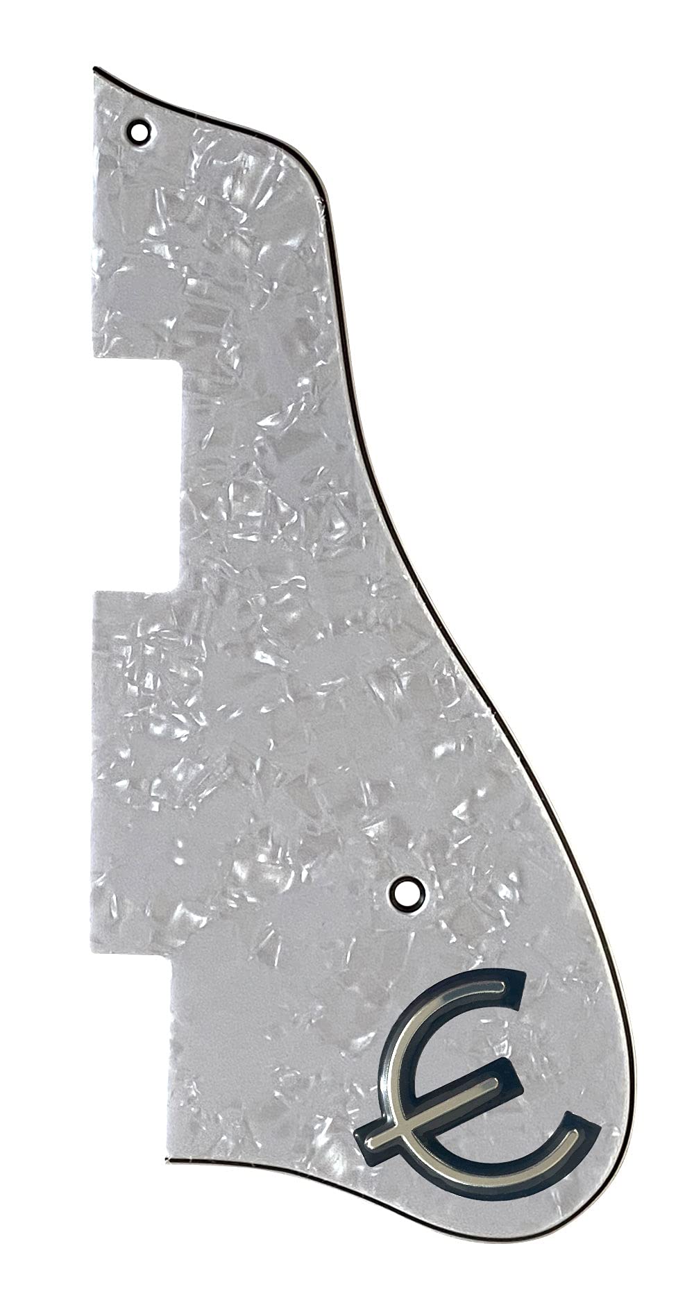 For 1964 Epiphone Casino & E Logo Style Guitar Pickguard Scratch Plate (4 Ply White Pearl)