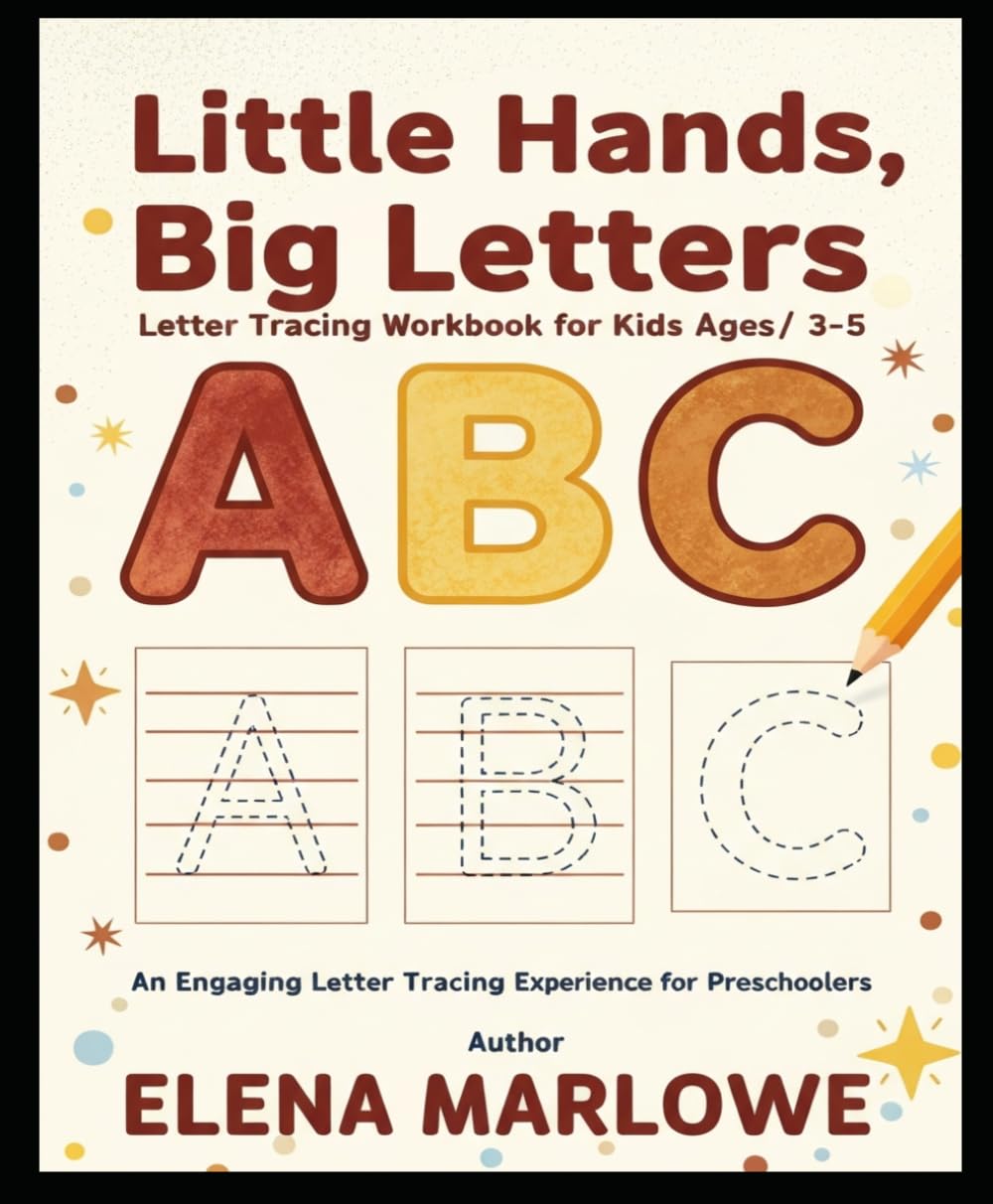 Little Hands, Big Letters: Letter Tracing Workbook for Kids Ages 3–5: Learn ABC, Improve Handwriting, Build Fine Motor Skills, and Boost Early Learning Confidence (Learners with Little Hands)