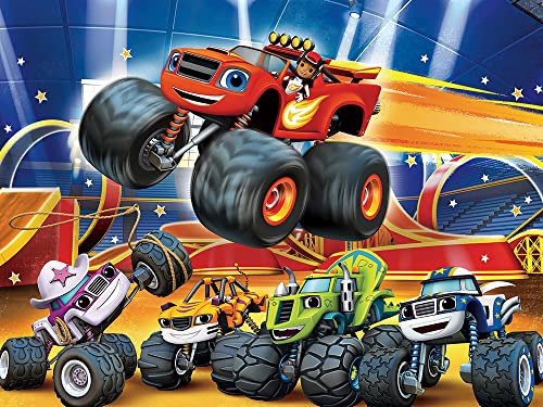 Tauergule Blaze And The Monster Machines Season Theme Tapestry Wall Art Hanging 60X52 Inch For Bedroom Birthday Party Room With Wall Hanging Living Room Home Decoration #TOP7