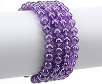 Vista 4 de Cuentas sueltas de 0.315 pulgadas/8mm de piedra natural redonda para hacer joyas con cordón elástico