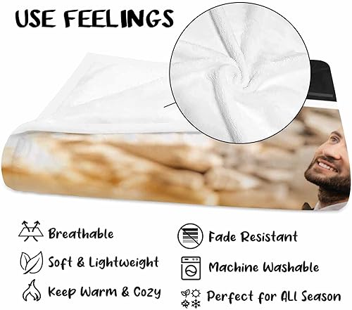 Miniatura 8 de Manta de fotos personalizada con manta de fotos personalizada para parejas o recién casados, decoración del hogar envuélvete en recuerdos