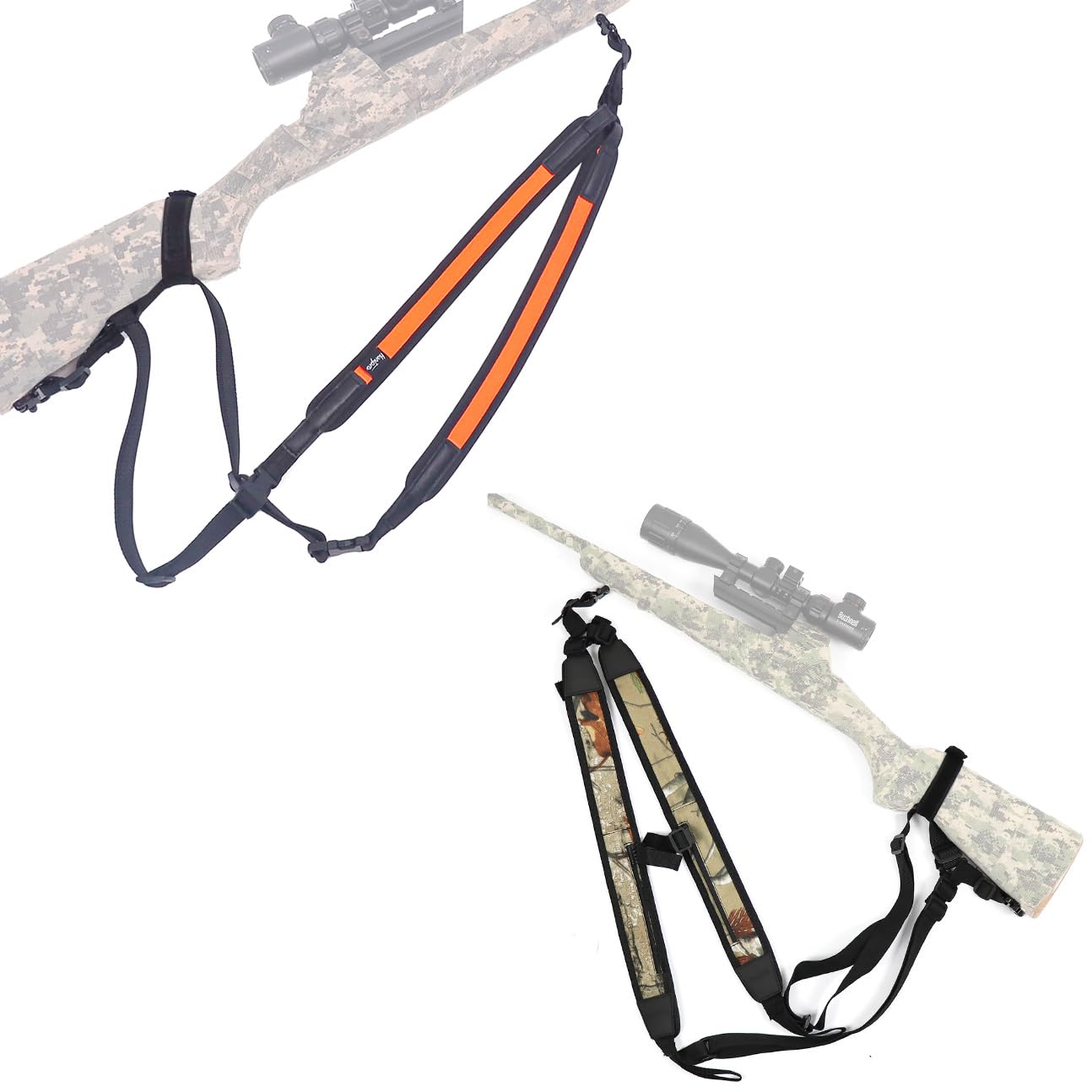 Gun Strap HUNTPAL Backpack Gun Sling Hands-Free Rifle Carrier