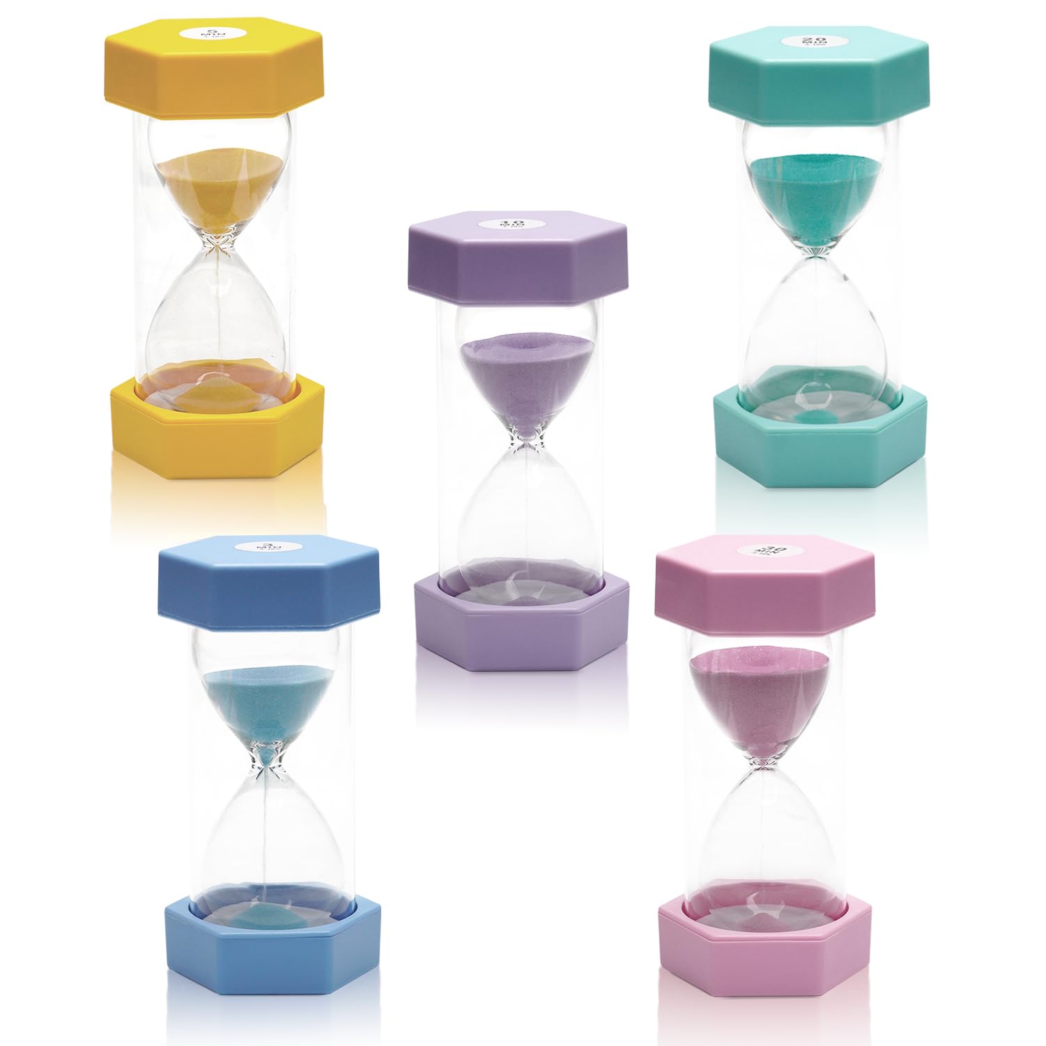SANDTIMER Macaron Colorful Hourglass Set