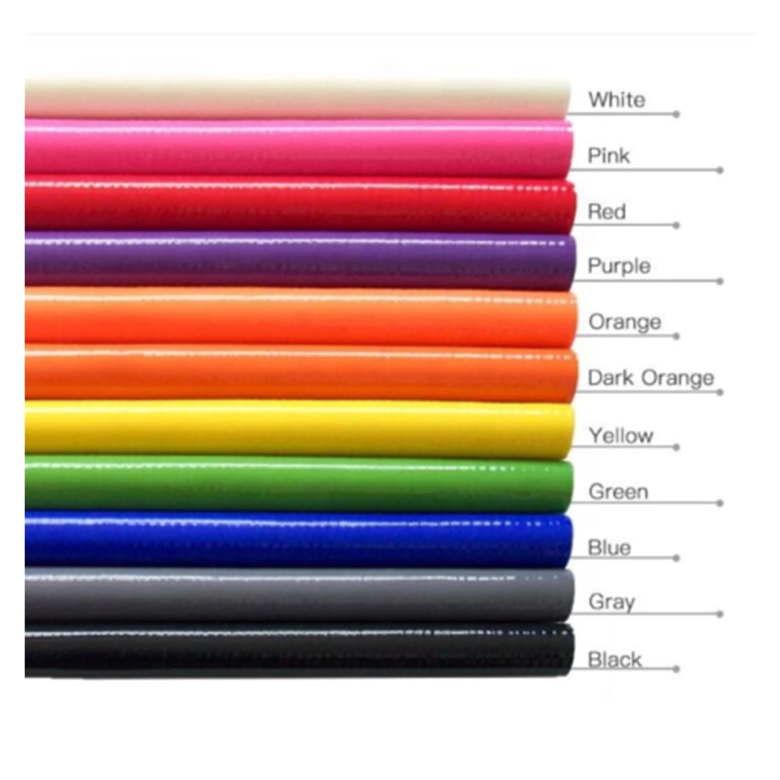 Prosty wąż redukcyjny, ogólny silikonowy / intercooler, wąż rurowy 70 mm, 73 mm, 75 mm, 76 mm, 80 mm, 85 mm, 90 mm, 94 mm, 102 mm, 10 kolorów (ID75-85 mm 4 warstwy)