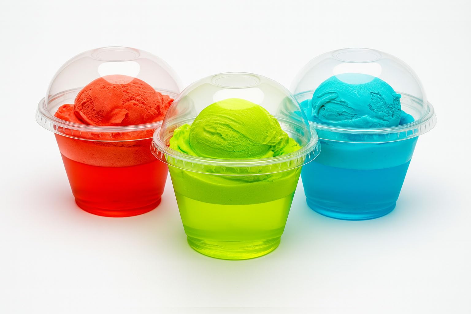 Golden Apple 50-Set 7 oz Clear Plastic Dessert Cups