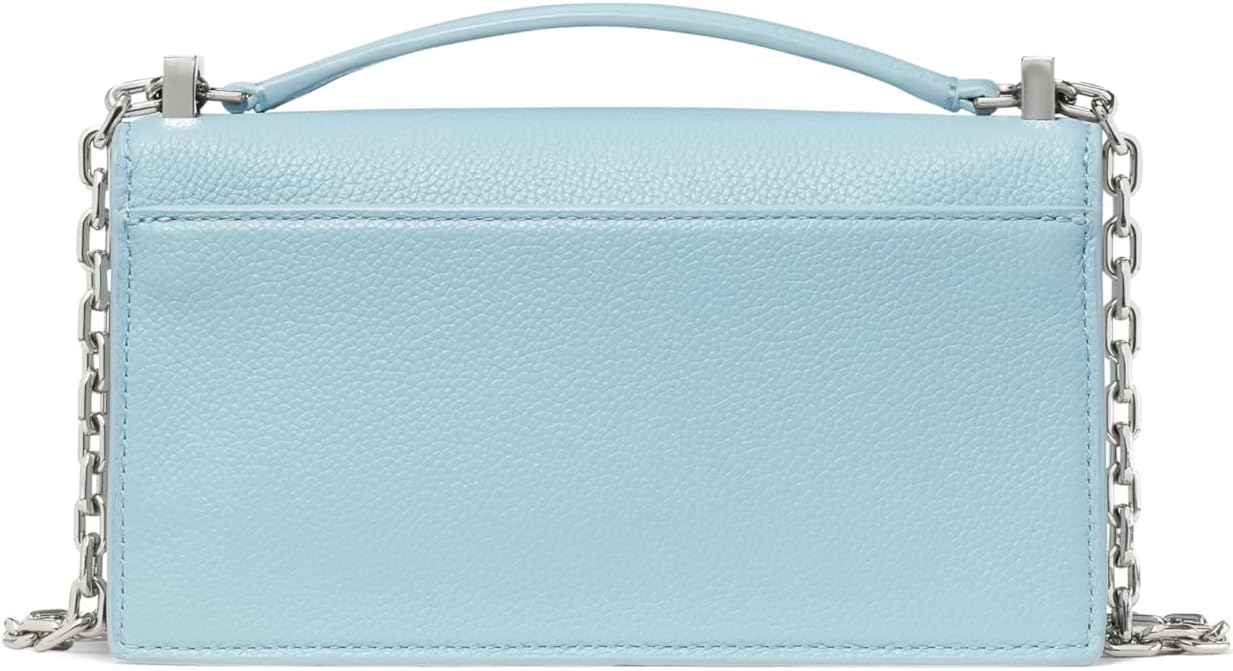 kate spade new york Deco Pebbled Leather Mini Flap Chain Crossbody