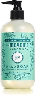 CLEAN DAY Hand Soap, Made with Essential Oils, Biodegradable Formula, Limited Edition Mint, 12.5 fl. oz
