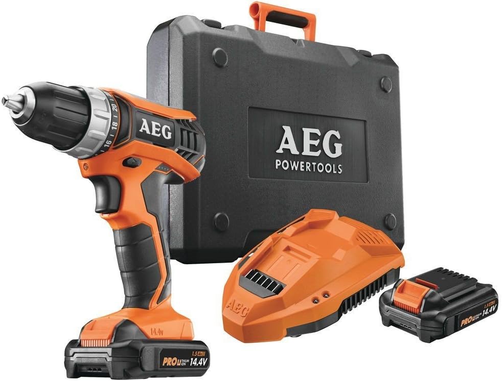 Perceuse Sans Fil Black & Decker 18V 2 Vitesses – Kit Avec 2 Batteries 1,5Ah Li-Ion + Coffret – Modèle BDCHD18KB