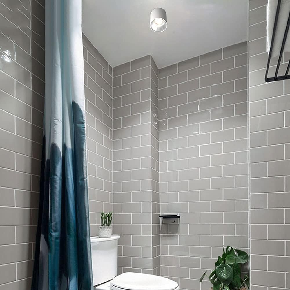 Foco, Foco De Techo con Luz Empotrada Montada En Superficie Led, Iluminación Empotrada En El Techo para Baño Ip65, Lámpara Decorativa Impermeable Focos para Pasillo Balcón Pasillo Sala De Estar