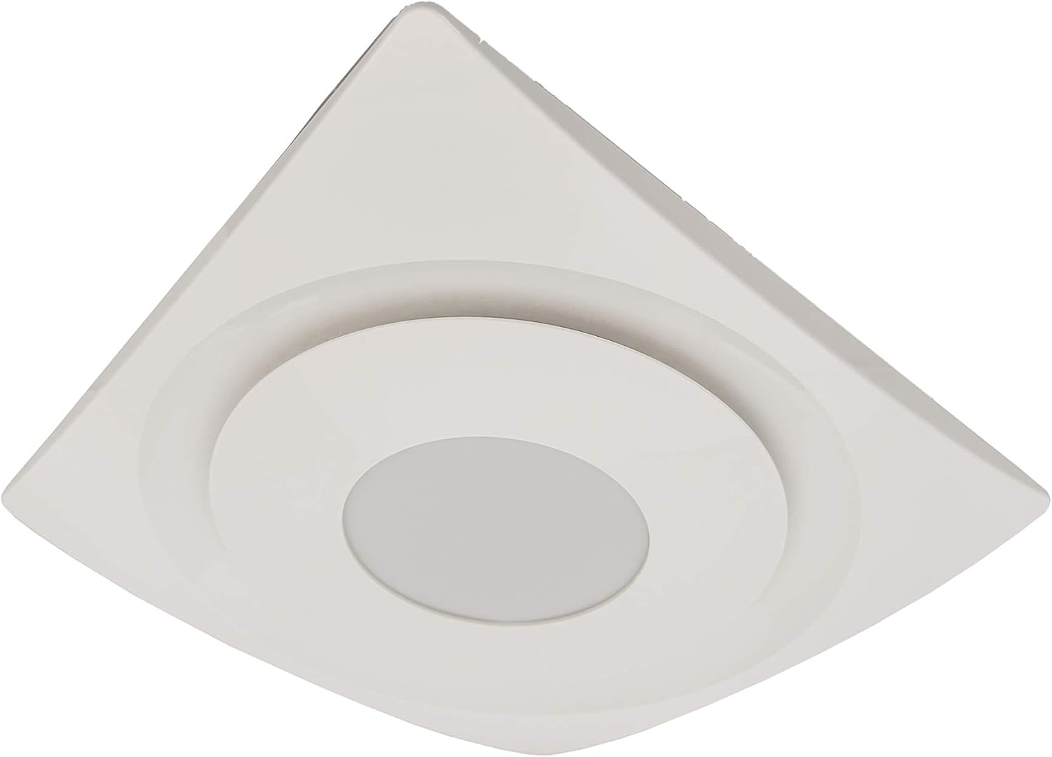 Aero Pure AP904-SL W Quiet Bathroom Ceiling Ventilation Fan, 90 CFM, White