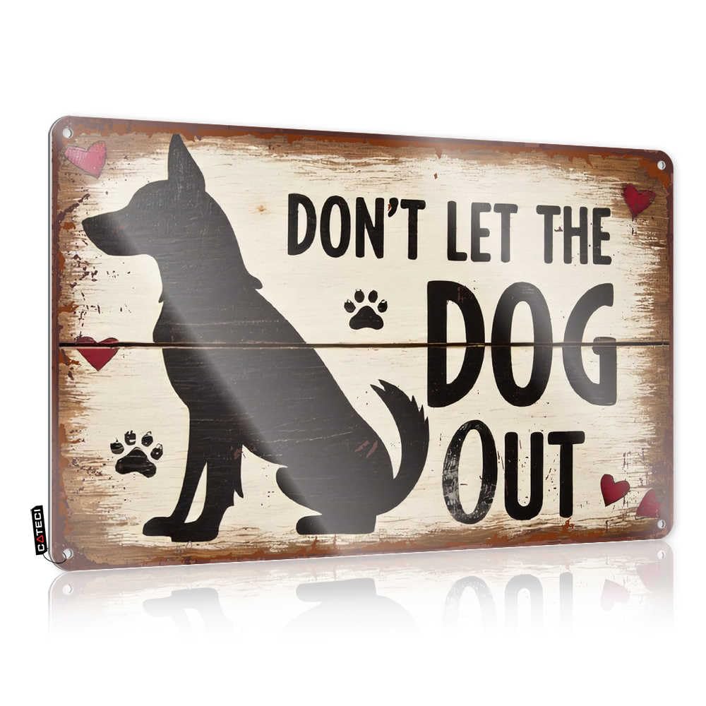 Fzfn Colour Keep Your Dog Inside Wall Art Housewarming Decorative | Aesthetic Designer Hanging Art For Ranch Living Room(30X40cm)