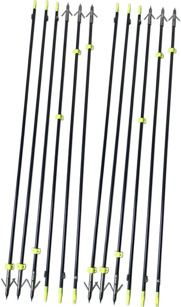 SHARROW Archery Bowfishing Arrows and Bowfishing Reel Kit with 40m Fishing Rope Bowfishing Tool Accessory for Compound Bow Recurve Bow Fishing