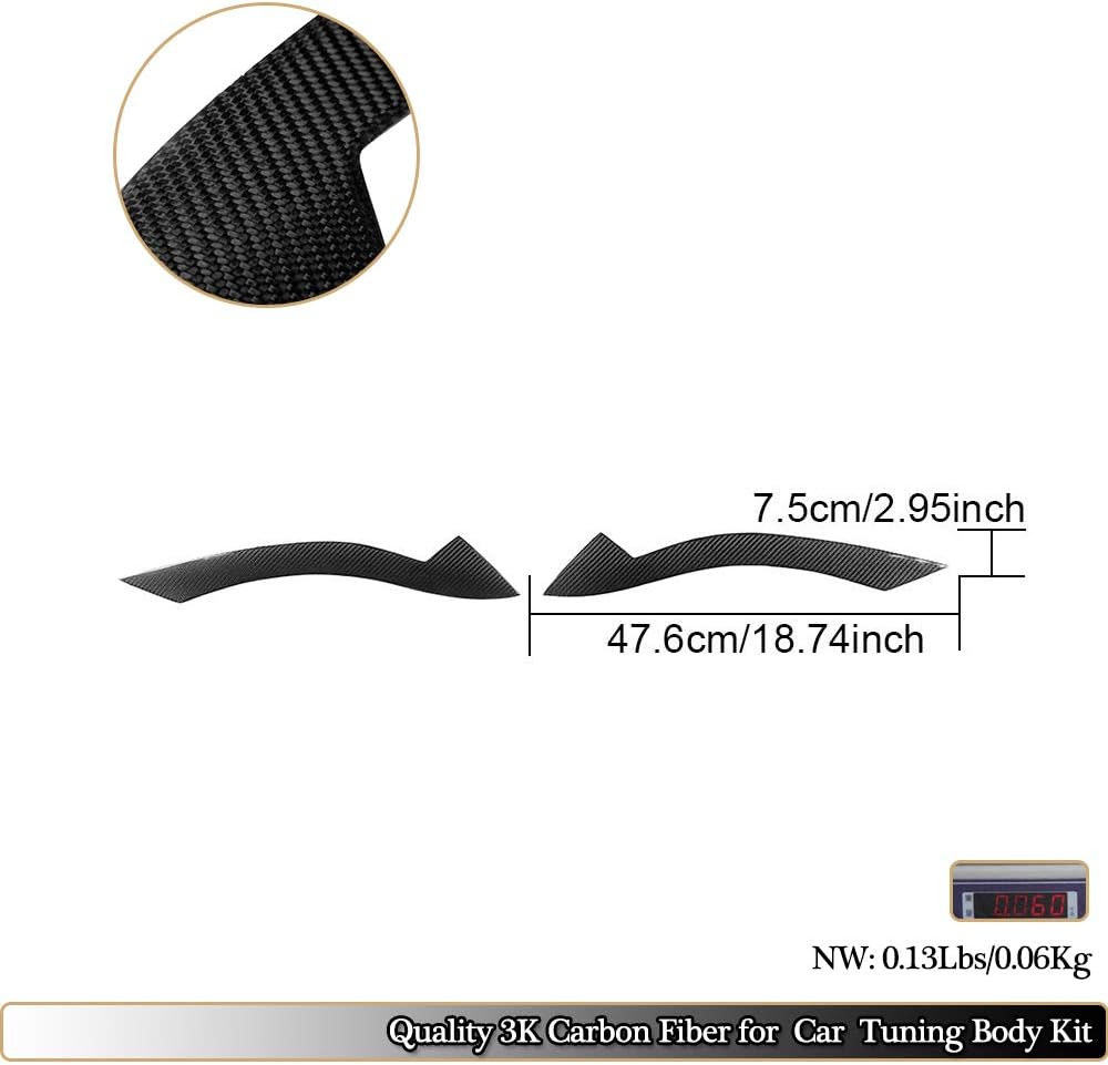 Front Headlight Eyebrows fit BMW Z Series Z4 E89 Post-facelift 2009-2013 Factory Outlet sDrive20i sDrive30i sDrive35i 2Door Carbon Fiber CF Head Lamps Eyelid Light Cover Trims