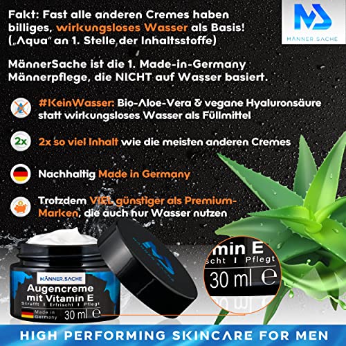 Augencreme für Männer gegen Augenringe und Tränensäcke
