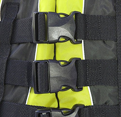 Adult Fully Enclosed Neoprene And Polyester Life Jacket Vest (Neon Yellow) #TOP4