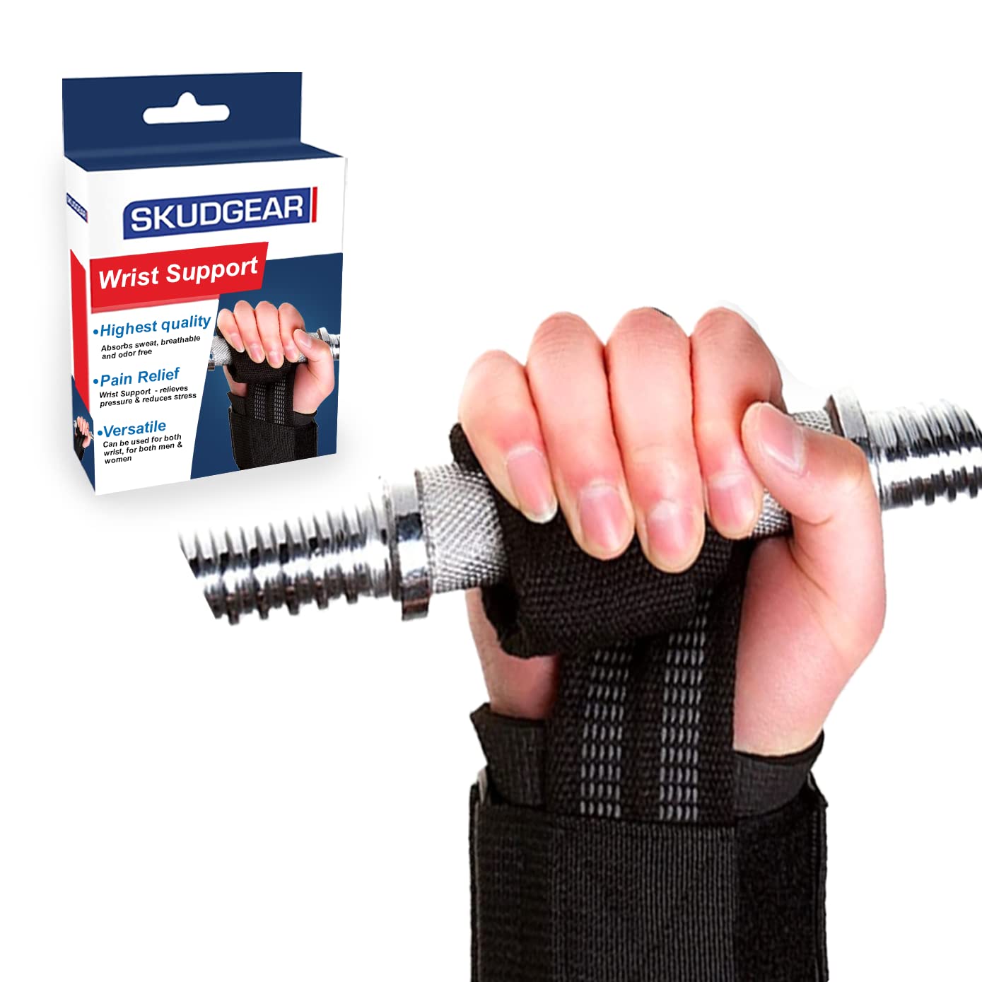 Skudgear Fitness Premium Wrist Support (2 Pcs, Grey) | Lifting Wrist Straps for Men and Women | Wrist Support 19” in Length | Durable Leather | Slip-Proof Strap | All-Purpose Band | Unisex Band (B0B4HGZJ1H) Amazon Price History, Amazon Price Tracker