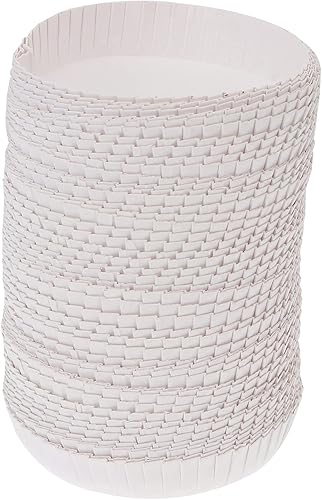 100 unids desechables de papel cubierta de bebida de papel tapa reciclada tapa de bebida caliente tapa taza de café cubierta para fiestasbodacocina