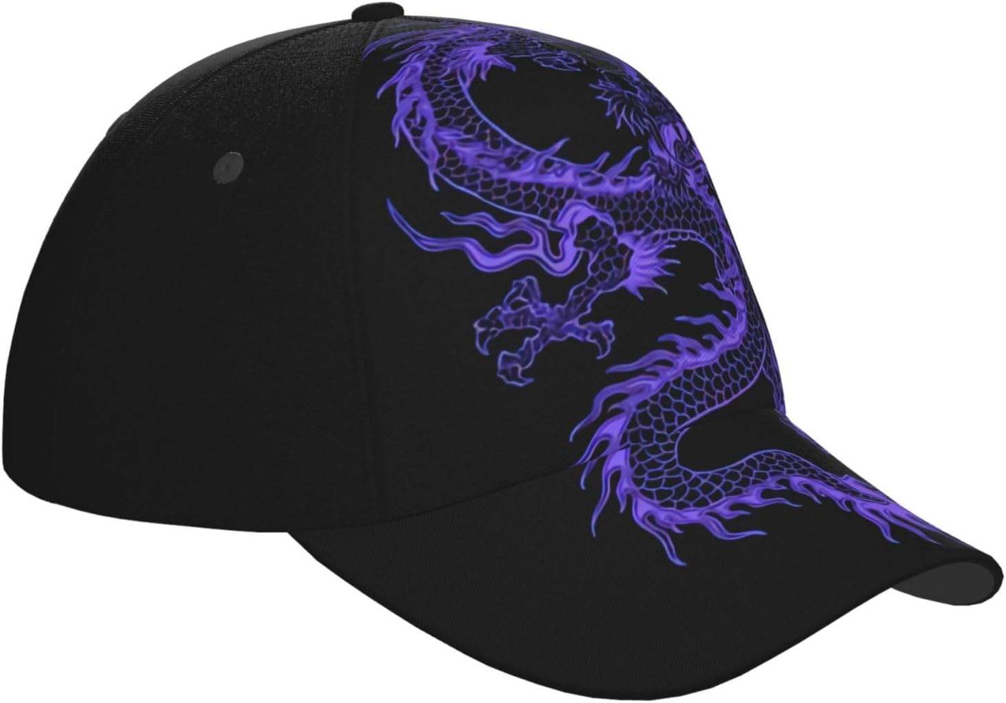 Red Dragon Hats Women Men Dragon Baseball Hat Unisex Packable Summer Travel Beach Sun Hat