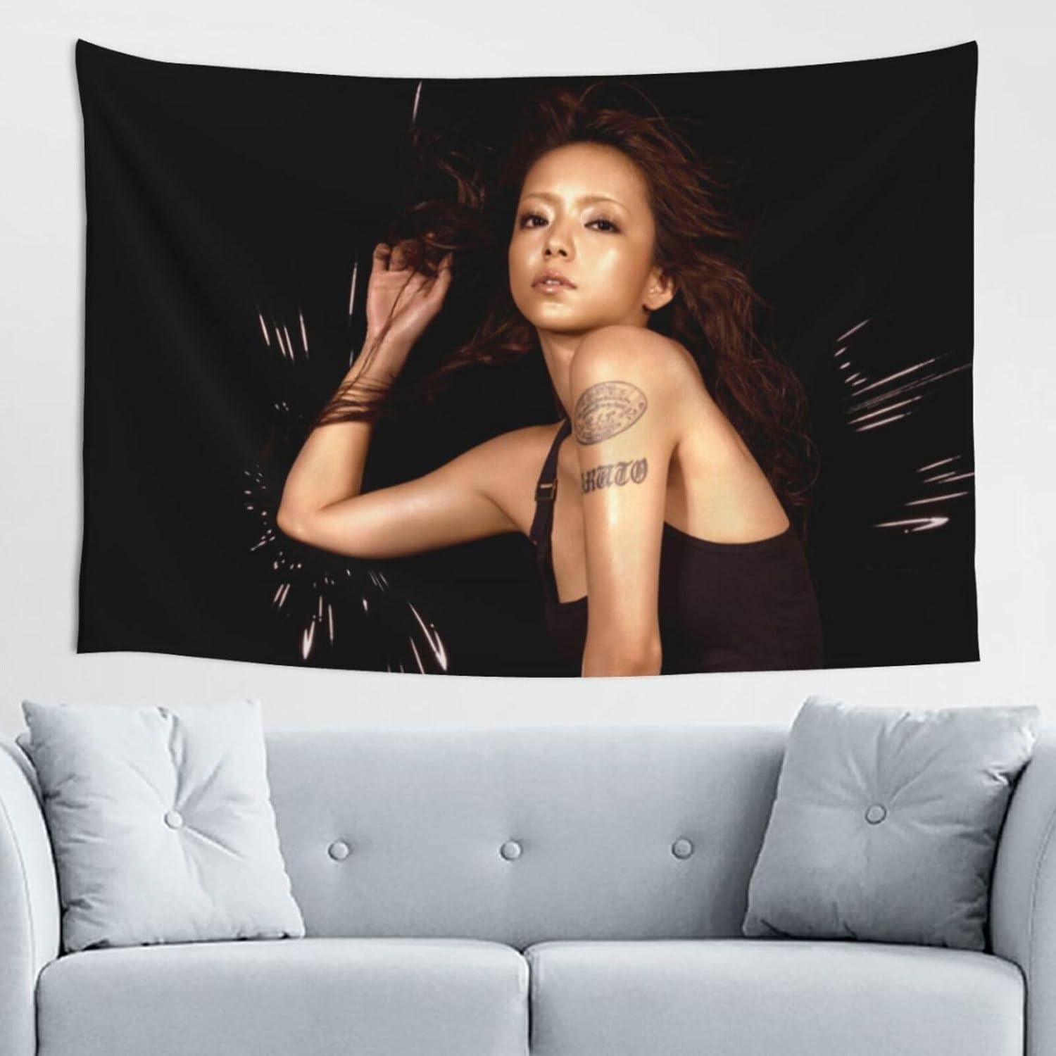 Amazon.co.jp: 安室奈美恵タペストリー インテリア壁掛け 個性