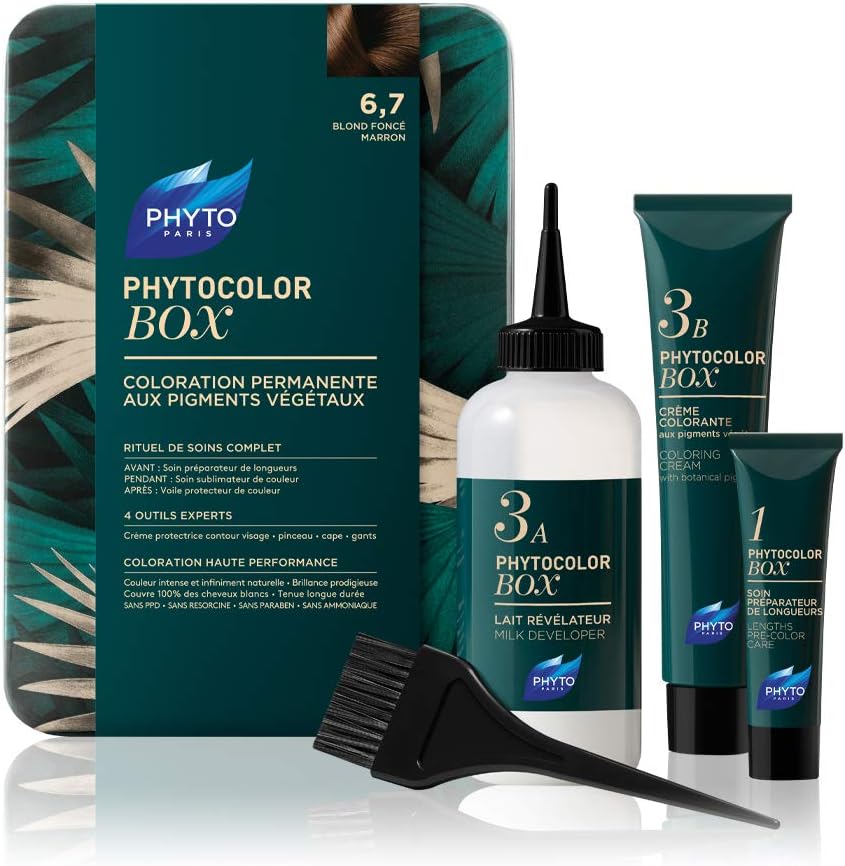 Phyto Protocolor Box Hair Dye 6 Dark Blonde/7 Brown 182ml