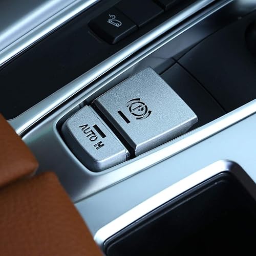 CHEYA Cubierta de botón de freno de mano de coche de aleación de aluminio para BMW Serie 5 GT X3X4X5X6 F10 F07 F25 F26 F15 F16