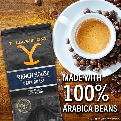 Yellowstone Ranch House Dark Roast, 12 oz