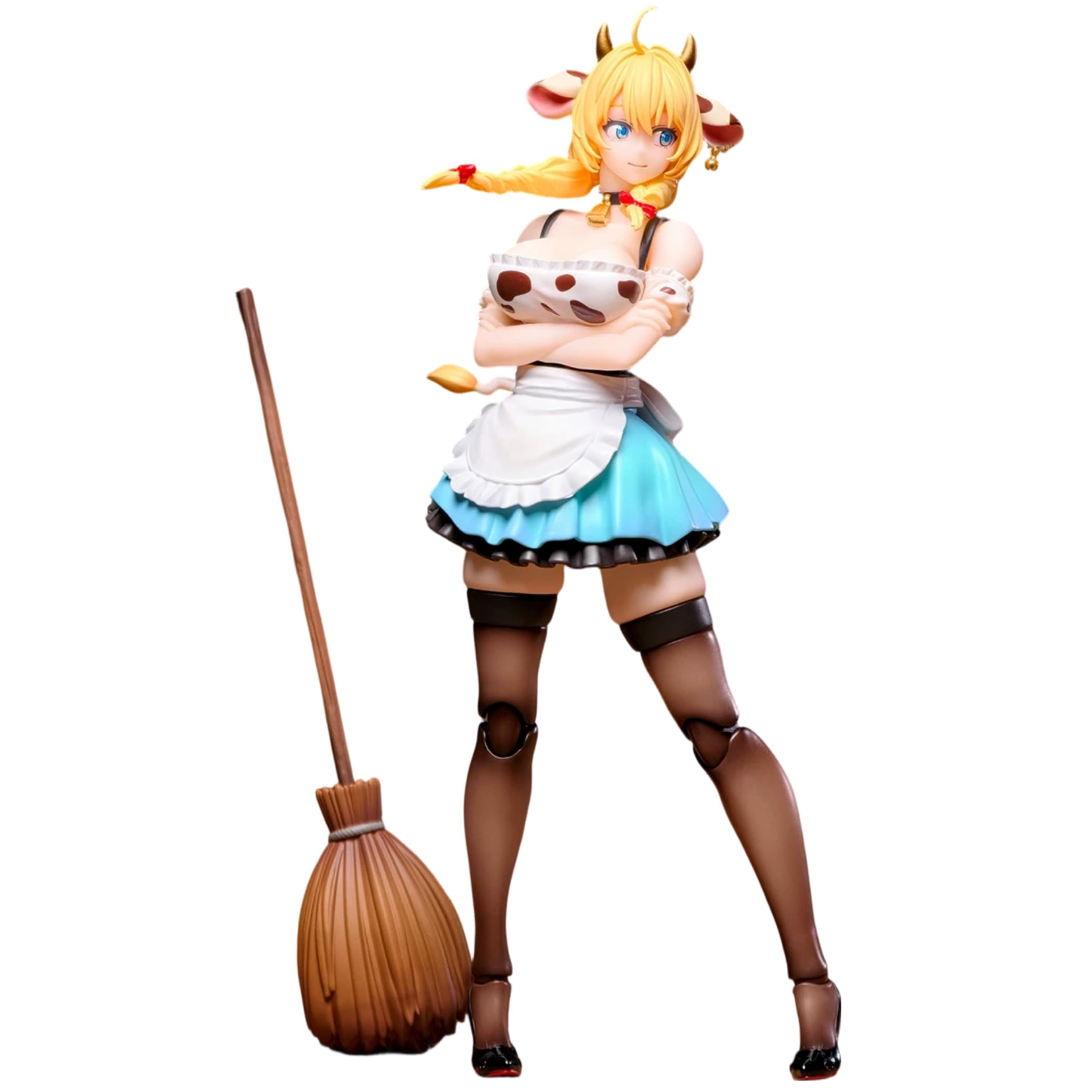 LADoTOYS Magic Continent Land Squad Daisy Taurus Waitress Ver. Cow Maid Girl Action Figure Articolata Modello da Collezione con Accessori, Decorazione Desktop e Regalo 1/12 15 cm