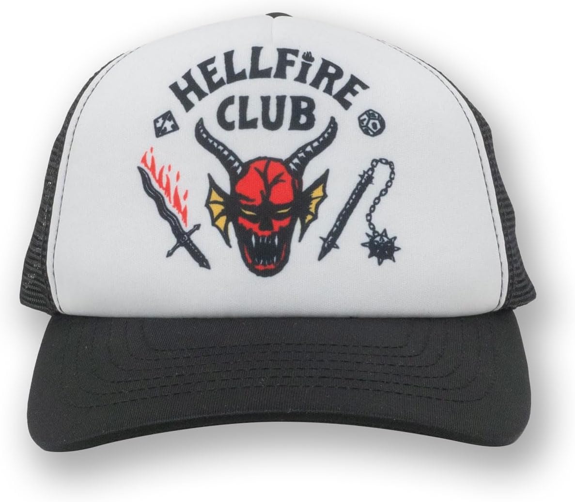 Bioworld Stranger Things Hellfire Club Trucker Cap Black