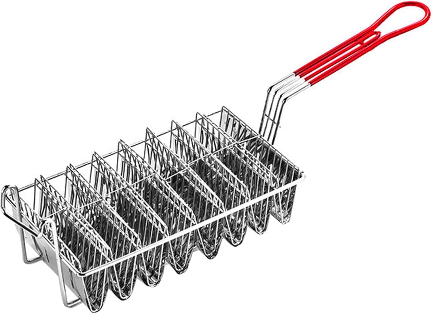 Amazon.com: 8 Racks Basket Stainless Steel Shell Fry Basket Shells Deep ...