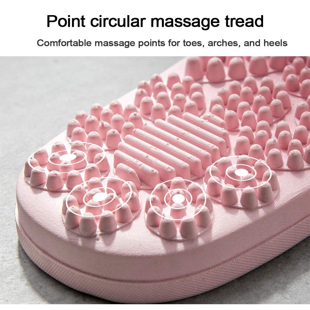 Akupressur-Massagepantoffeln für Damen und Herren, Reflexzonen-Sandalen für Fuß, Akupoint-Massage, Fußgewölbe, Schmerzlinderung, Massageschuhe für Bad, Dusche,