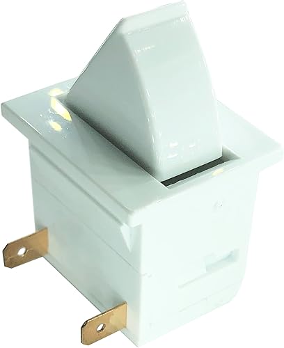 Miniatura 2 de Interruptor de luz para puerta de refrigerador W11384469 1118894 de DTAIR Reemplazo para refrigerador Whirlpool W11234536 WP1118894 (normalmente