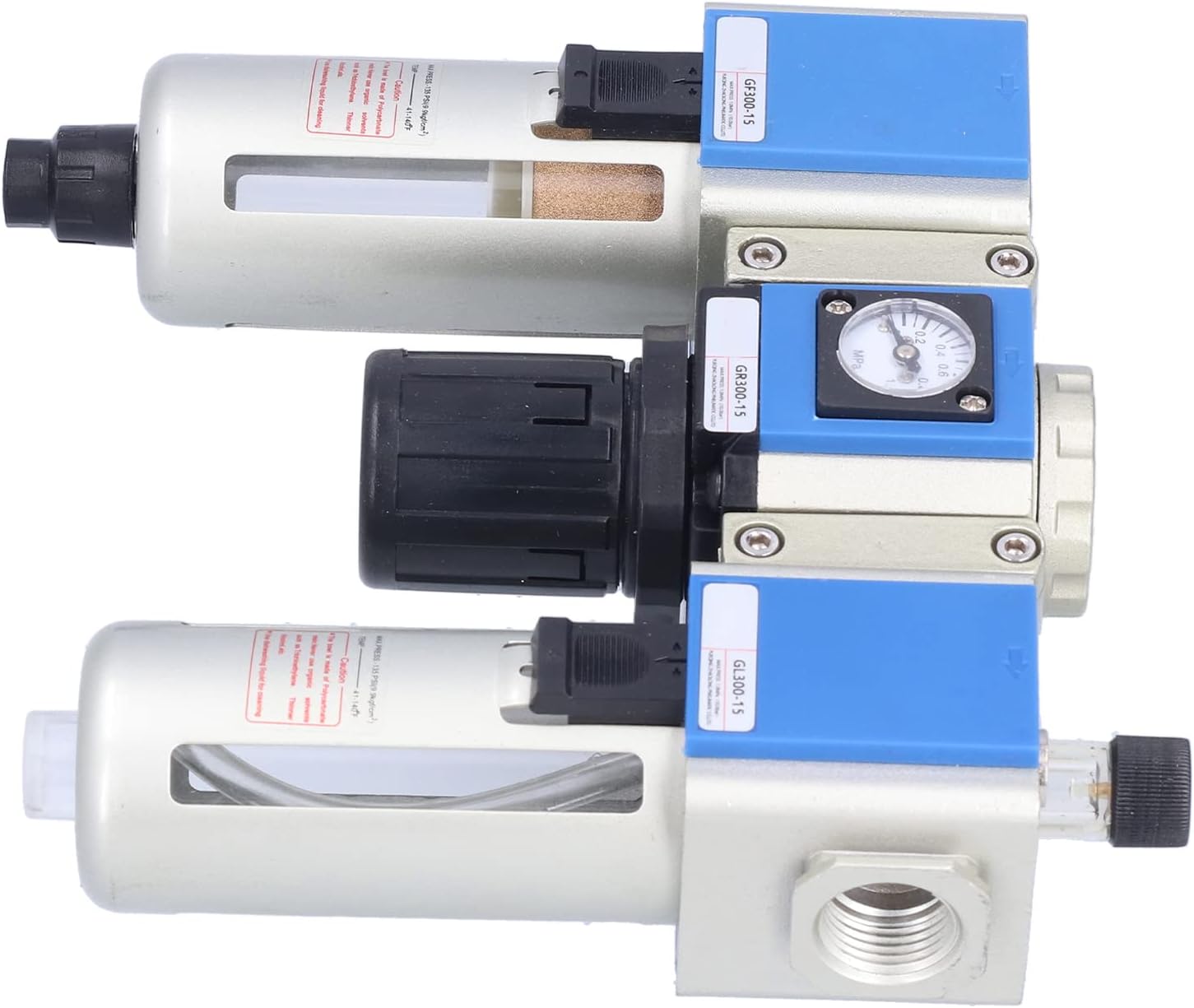 Pneumatic Unit GC300-15 PT 1/2 Industrial Air Filter Regulator Lubricator Compressor Accessory for Automation Machinery Manufacturing Equipment