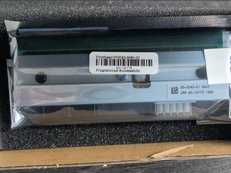 Image of PHD20-2281-01 Thermal Printer Head 600DPI, Compatible with Datamax I-4606 and I-4606e I-Class Barcode Printers