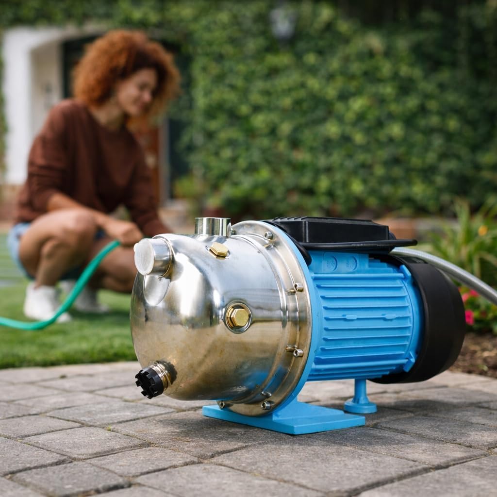 Pompa Wodna JX 1100 Ogrodowa Hydroforowa 1100 W, 3600 l/h, do Wody Domu Nawadniania Ogrodu