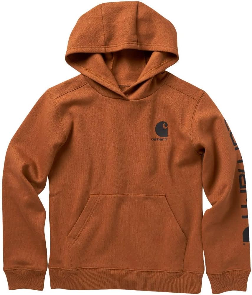 Carhartt Boys' Long Sleeve Hooded Sweatshirt