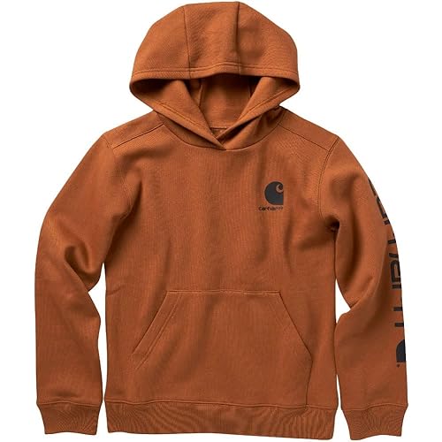 Carhartt Boys' Long Sleeve Hooded Sweatshirt