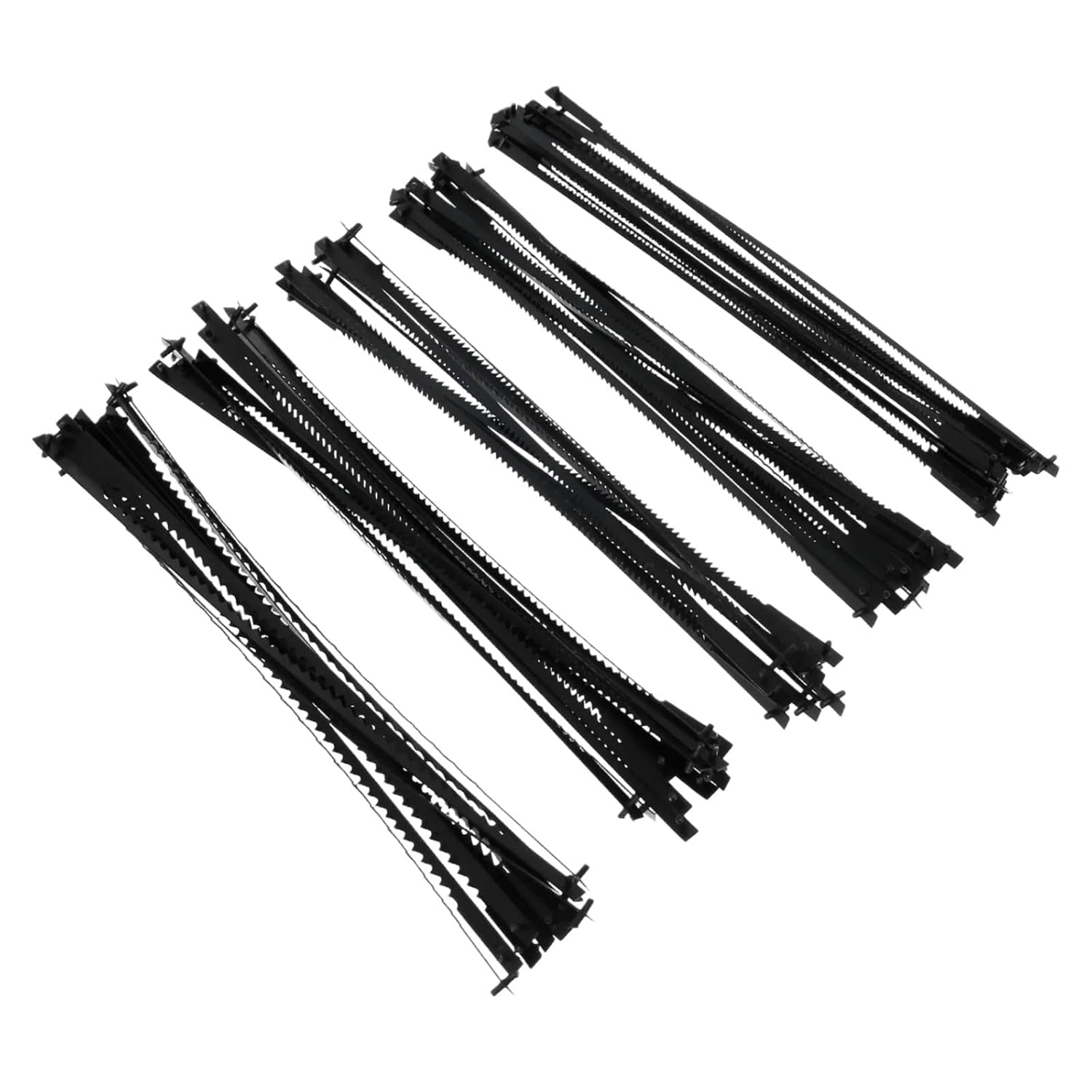 60pcs/Set SK5 Pin End Spiral Saw Blades 10/15/18/20/24 TPI, Carbon Steel Blade for Wood Plastic Metal Cutting