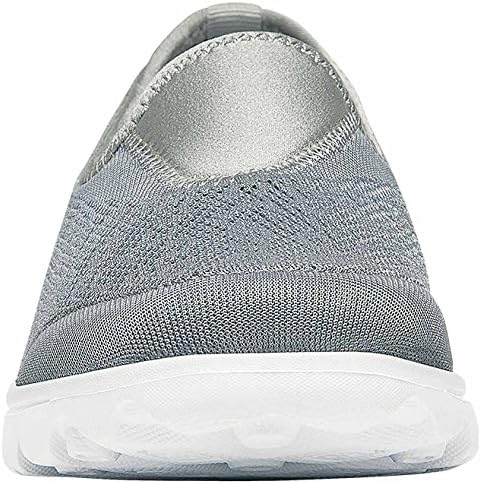 Propet Women's TravelActiv Slip On Fashion Sneaker, Silver, 8 4E US | Image 4