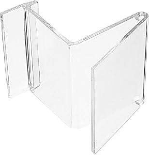 GARVALON 5 Pièces Présentoir de Portefeuille en PC Support Simple | Usage Bureau ou Vestiaire, Forme Simple, Rangement Ordonné, Structure Peu Déformable et Résistante aux Dommages