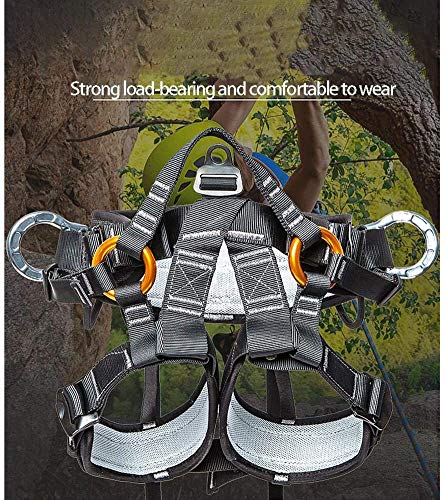 Arnês de escalada, cinto de escalada, arnês de segurança para proteção da cintura, arnês de meio cor