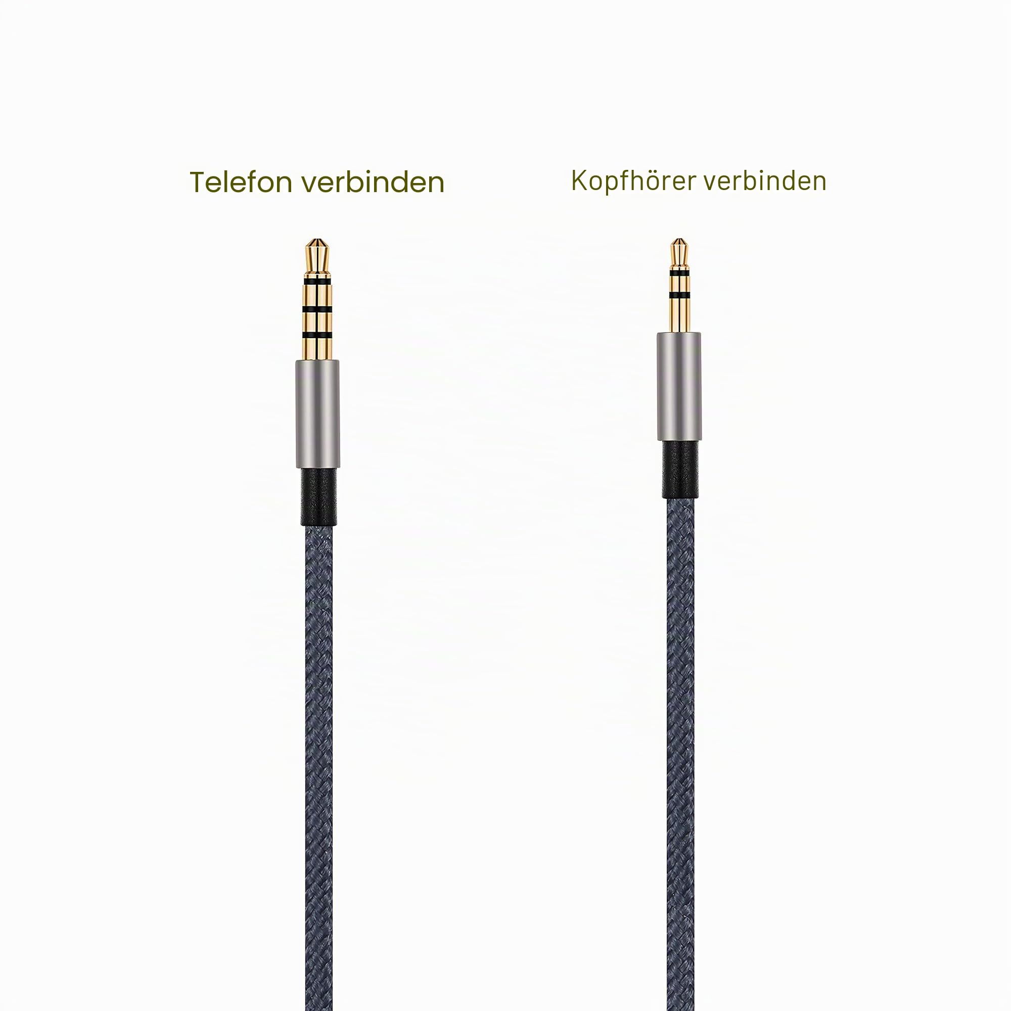 Audiokabel-Ersatz für JBL Synchros S300, S300I, S300a, S500, S700, S400BT, J56BT, E40BT, E30, E40, E50BT, S400BT, Kopfhörer und Samsung Galaxy Android