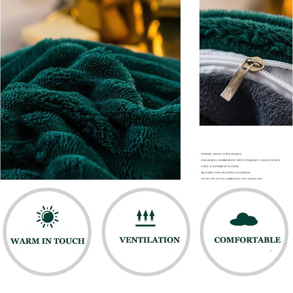 Quilt Cover Couverture De Duvet De Flanelle Extra Douce Épaissir